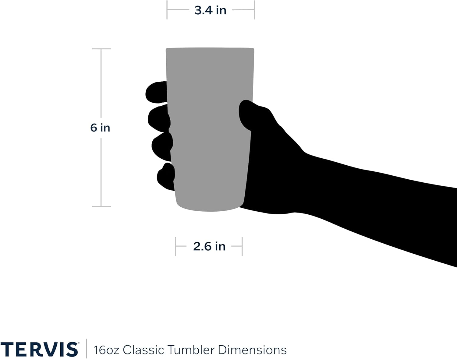 Tervis Clear & Colorful Tabletop Made in USA Double Walled Insulated Tumbler Travel Cup Keeps Drinks Cold & Hot, 16oz - 4pk, River Rock - Image 4