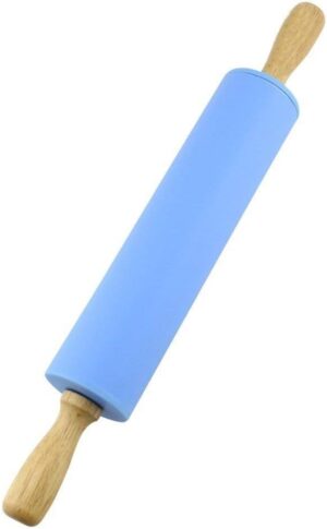 Silicone Rolling Pin with Wooden Ha...