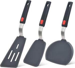 Silicone Spatula Turner Set of 3, B...
