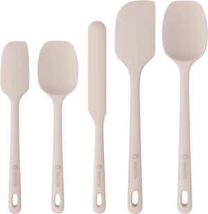 ChefAide 5 Pieces Silicone Spatula ...