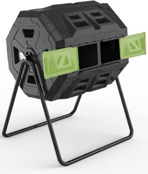 2021 Upgraded Tumbling Composter wi...
