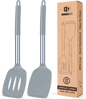 Pack of 2 Silicone Solid Turner, No...