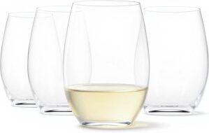Amazon Basics Stemless White Wine G...