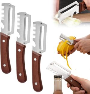 Premium Vegetable Peeler with Woode...