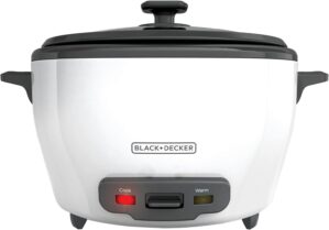 BLACK+DECKER Rice Cooker 6-Cup (Coo...