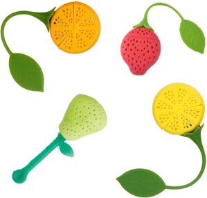 Silicone Fruit Shape Cute Tea Bag F...