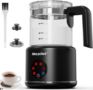 Large Electric Milk Frother and Ste...
