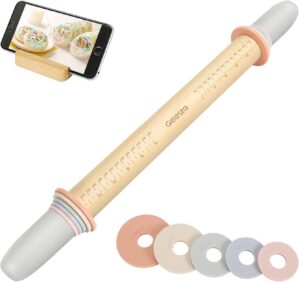 Geesta Adjustable Wood Rolling Pin ...