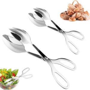 2 PACK Buffet Tongs,Stainless Steel...