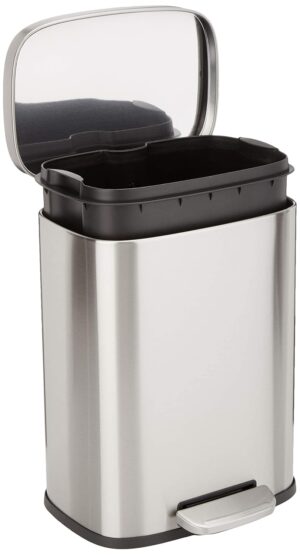 Amazon Basics SMALL Trash Can, 3.1 ...