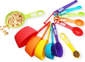 12 Piece Measuring Cups and Spoons ...