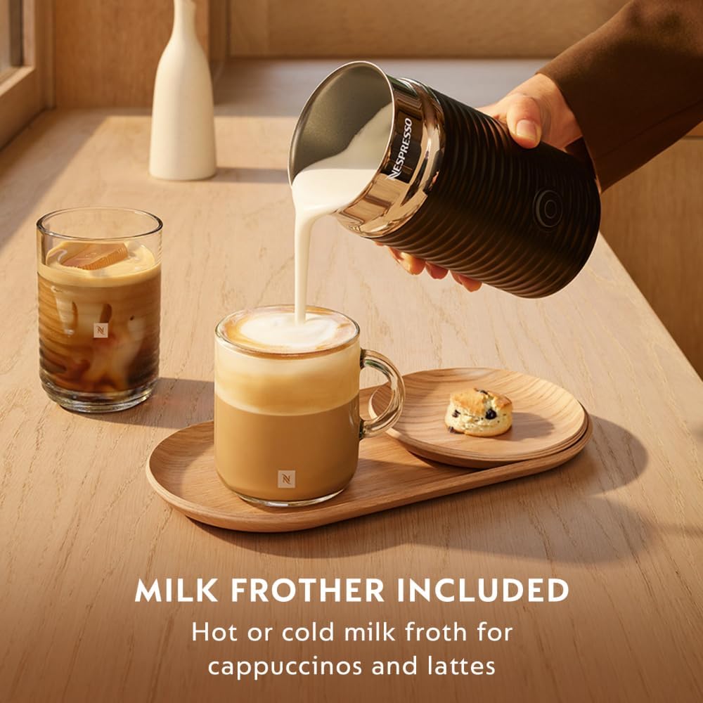 Nespresso Vertuo Pop+ Coffee and Espresso Machine by De'Longhi with Aeroccino Milk Frother, Liquorice Black - Image 6
