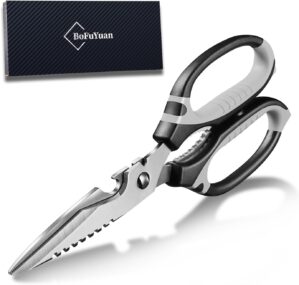 BoFuYuan Kitchen Scissors, 9-Inch H...