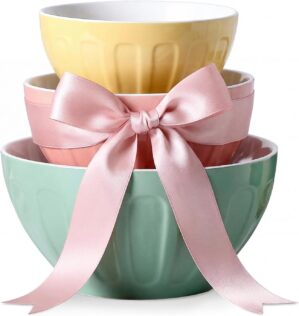 Lareina Ceramic Mixing Bowls Set of...