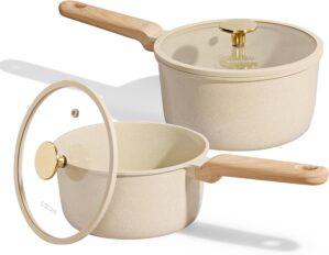 CAROTE 1.5Qt & 2.5Qt Sauce Pan...