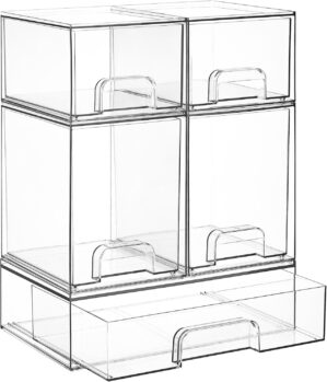 Vtopmart Stackable Storage Drawers ...