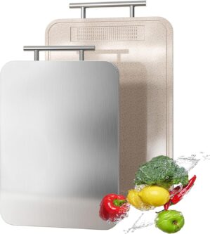Titanium Cutting Board Double Sided...