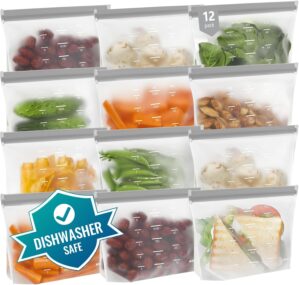 Dishwasher Safe Reusable Storage Ba...