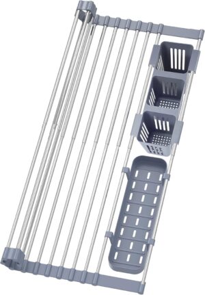 BBXTYLY Expandable Roll Up Dish Dry...
