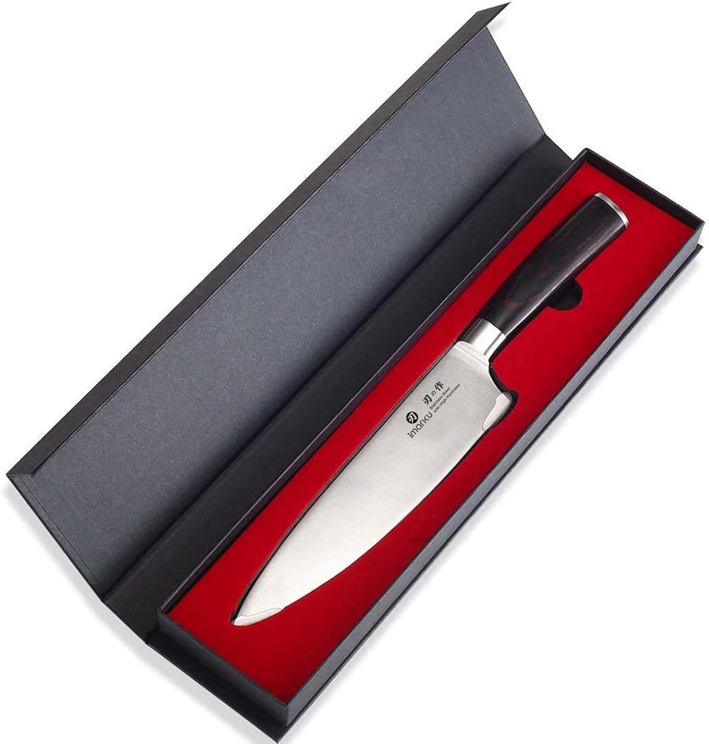 imarku Japanese Chef Knife - Sharp Kitchen Knife 8 Inch Chef's Knives HC Steel Paring Knife, Unique Gifts for Men and Women, Gifts for Mom or Dad, Kitchen Gadgets with Gift Box, Gyutou Knives - Image 9