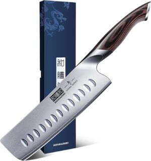 HOSHANHO 7 Inch Nakiri Knife, Japan...