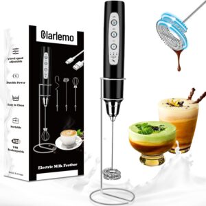 Colarlemo Milk Frother Handheld Rec...