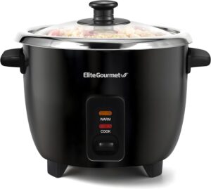 Elite Gourmet ERC006SS 6-Cup Electr...