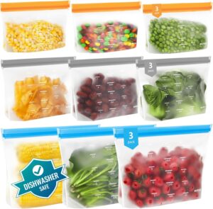 Dishwasher Safe Reusable Storage Ba...