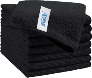 HOMEXCEL Black Microfiber Cleaning ...