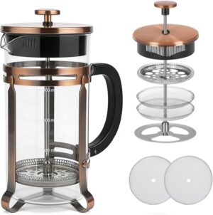 21oz French Press Coffee Maker, Thi...