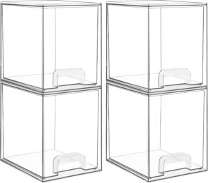 Vtopmart 7.6″ H Clear Stackab...