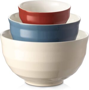 DOWAN Ceramic 4.25/2/0.5 Qt Mixing ...