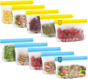 IDEATECH 10Pack Reusable Snack Bags...