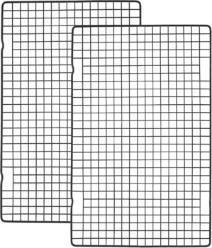 Tebery 2 Pack Black Heavy Duty Wire...
