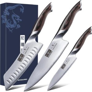 HOSHANHO 3 Pieces Knife Set, Profes...