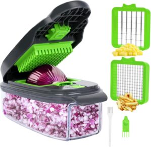 2-in-1 Vegetable Dicer, Onion Chopp...