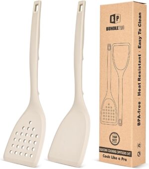 Pack of 2 Silicone Spatula Turner, ...