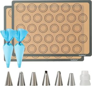 Macaron Silicone Baking Mats, Katbi...