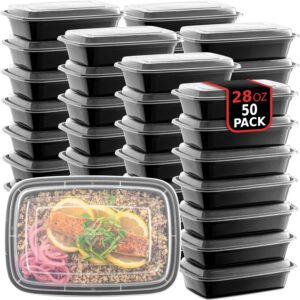 50-Pack Reusable Meal Prep Containe...