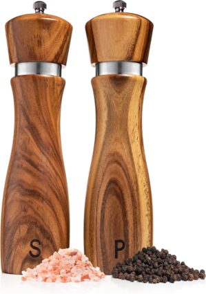 Gennua Kitchen Wooden Salt and Pepp...