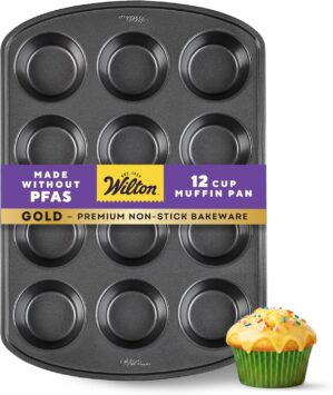Wilton Gold Non-Stick Bakeware Muff...