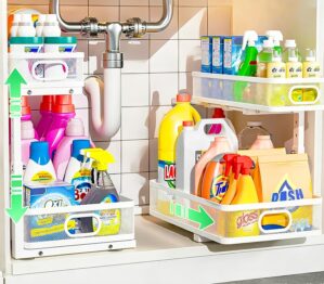 Under Sink Organizer 2 Pack, High A...