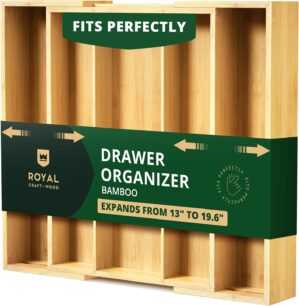 Luxury Bamboo Kitchen Drawer Organi...