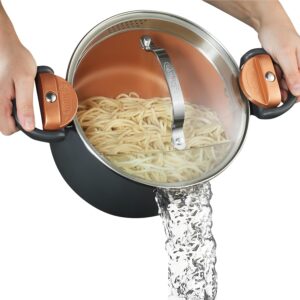 Gotham Steel 5 Quart Stock Pot Mult...