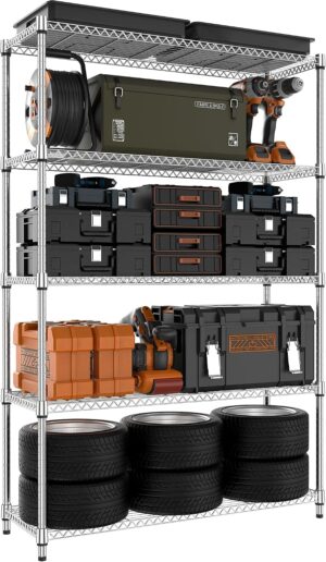 MZG 1750 lbs 5 Tier Storage Rack Me...