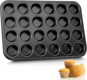 E-far Mini Muffin Pan – 24-Cu...