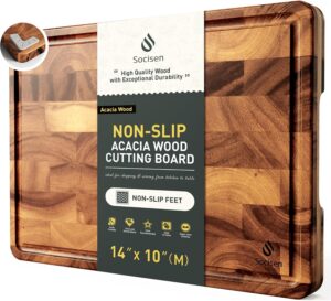 End Grain Cutting Board for Kitchen...