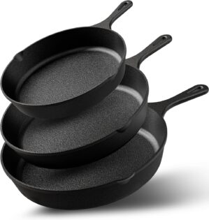 Utopia Kitchen Premium Cast iron Sk...