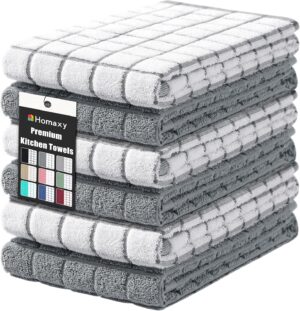 Homaxy Premium Cotton Kitchen Towel...