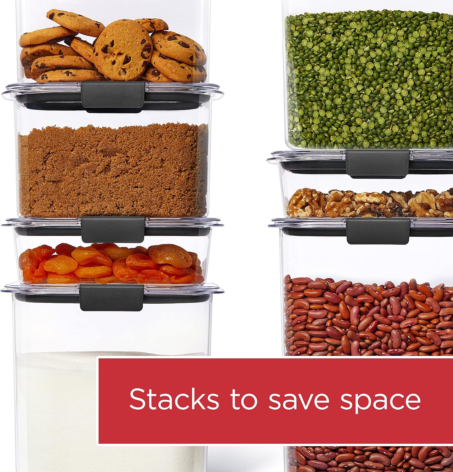 Rubbermaid Brilliance Pantry Airtight Food Storage Container, BPA-Free 7.8 Cup, Ideal for Brown Sugar - Efficient, Leak-Proof and Dishwasher-safe - Image 5